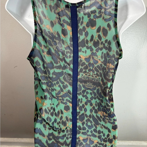 Miss Me Beaded sheer back gray Tank_small - Picture 3 of 5